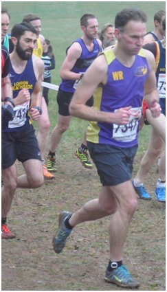 Warren in the Senior Men's race