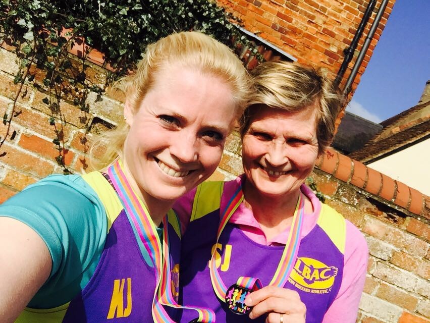 Kate & Susan with their Mad March Hare Medals!